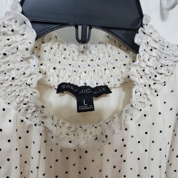 Polka dot blouse - Picture 6 of 7